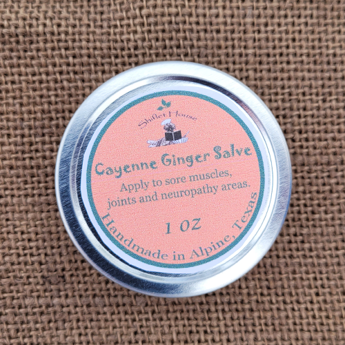 Cayenne Ginger Salve ~ Contains Organic Essential Oils