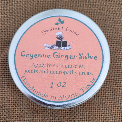 Cayenne Ginger Salve ~ Contains Organic Essential Oils