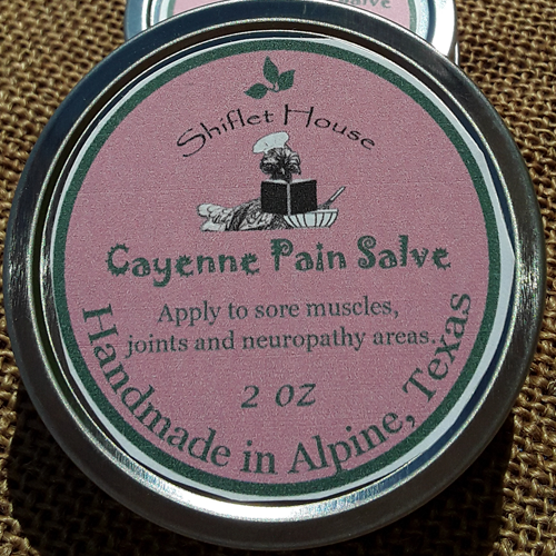 Cayenne Pain Skin Salve ~ Contains Organic Essential Oils