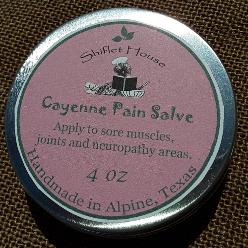 Cayenne Pain Skin Salve ~ Contains Organic Essential Oils