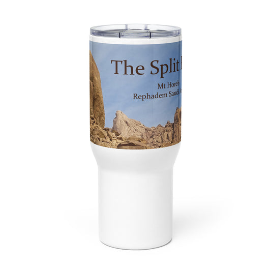 Split Rock Travel mug with a handle