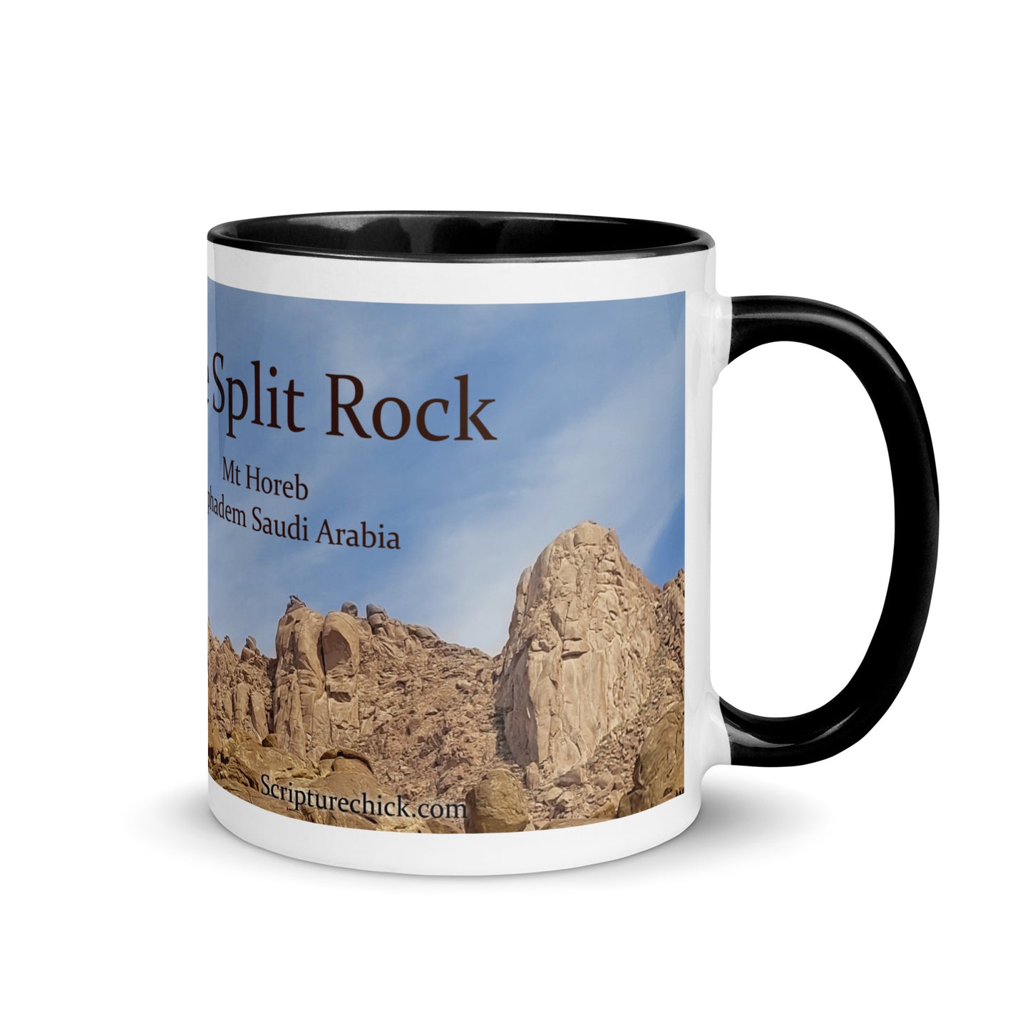 The Split Rock Mug with Color Inside