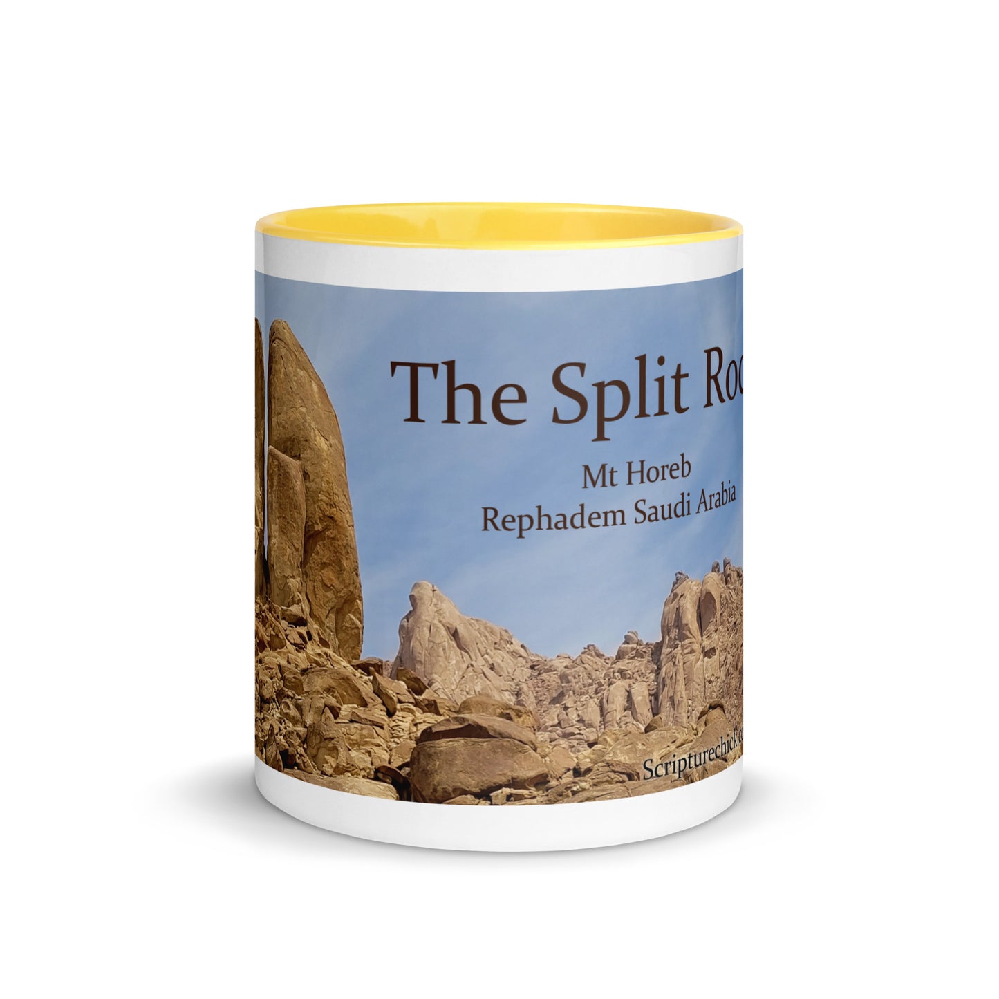 The Split Rock Mug with Color Inside