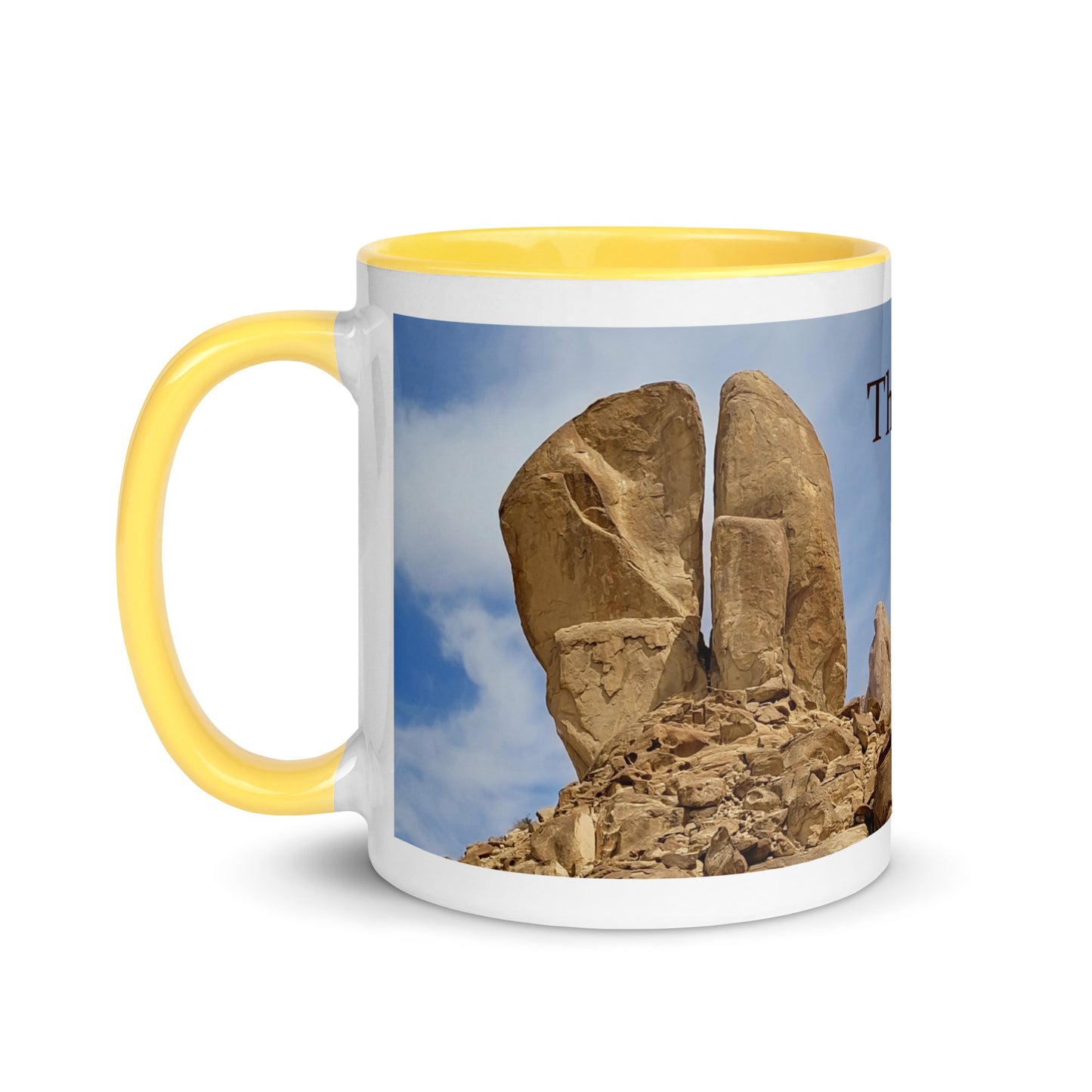 The Split Rock Mug with Color Inside
