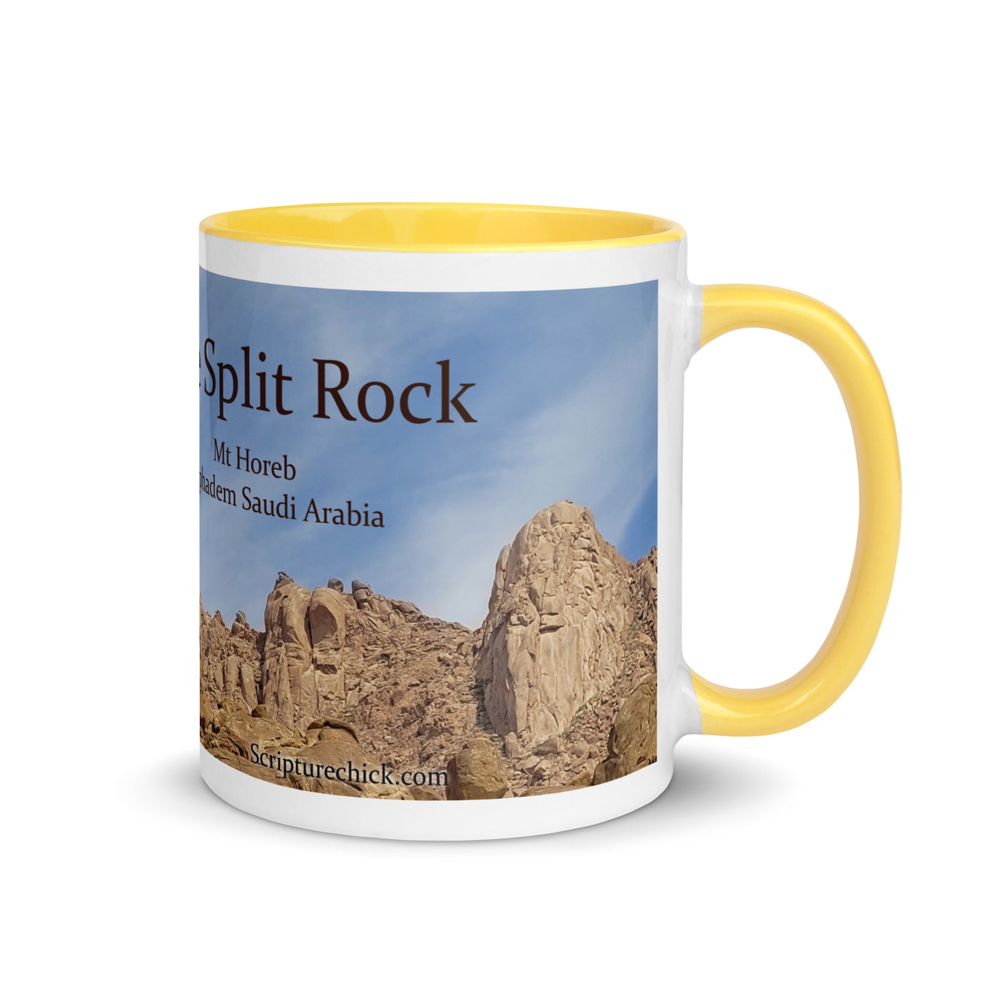 The Split Rock Mug with Color Inside