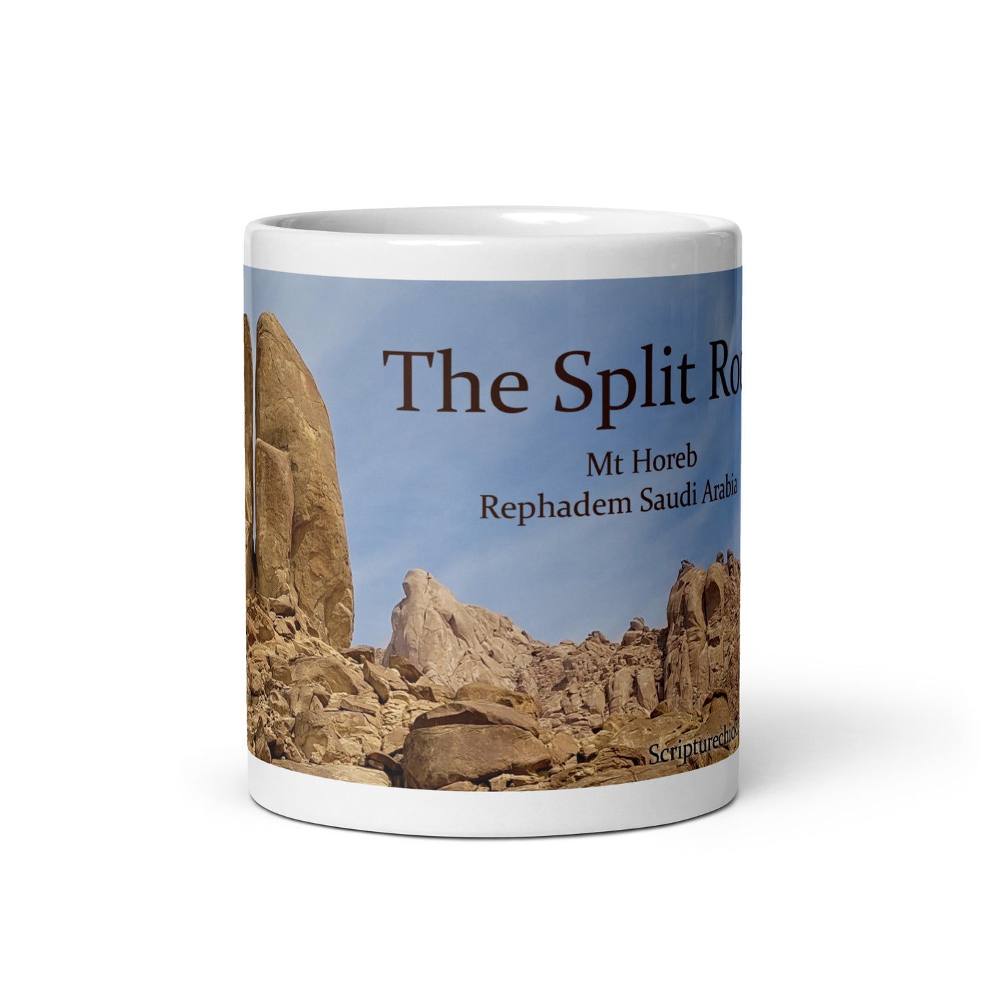The Split Rock Mug White glossy mug