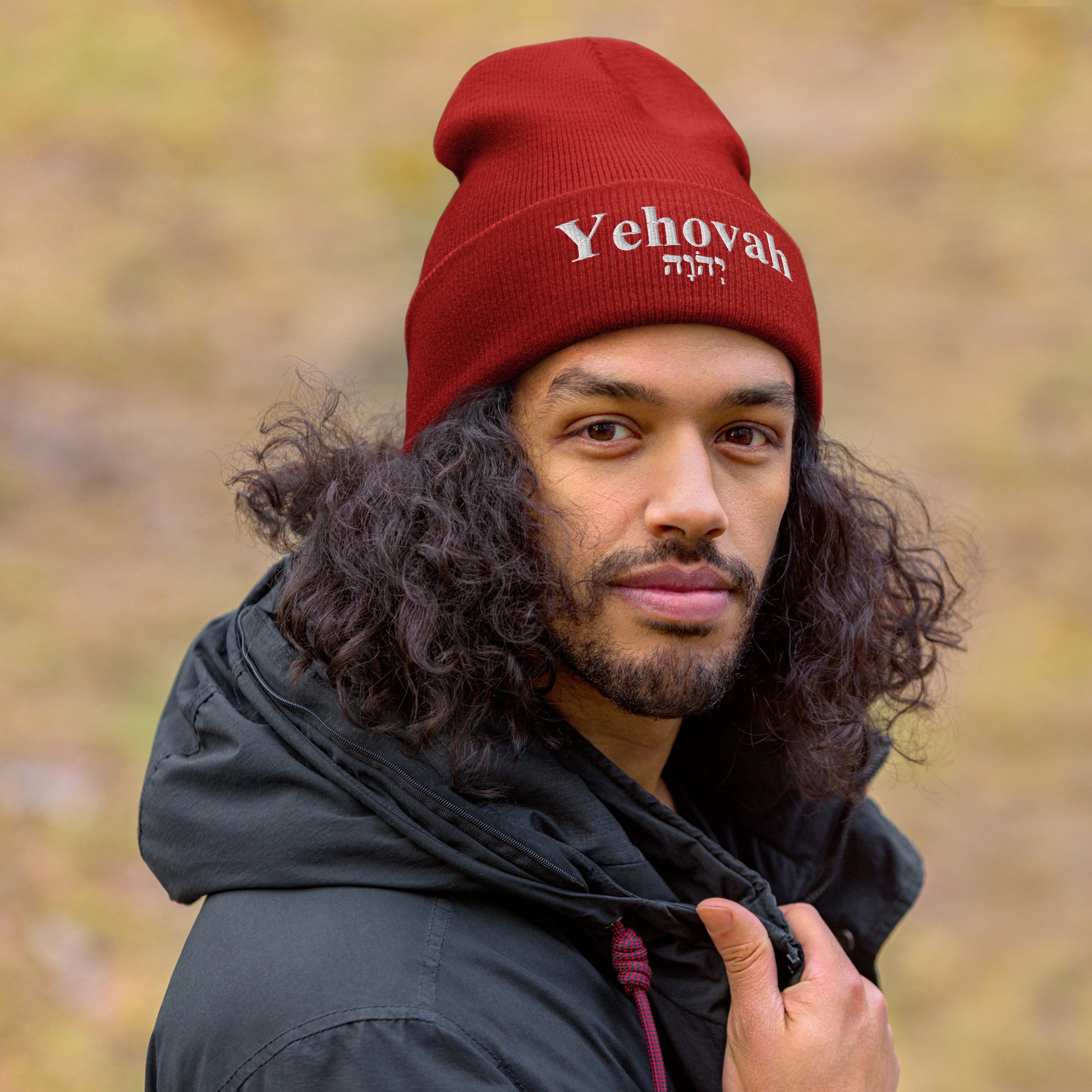 Top Headwear 'Woke Up Like This' Cuffed Beanie – Embroidered, One Size Fits Most