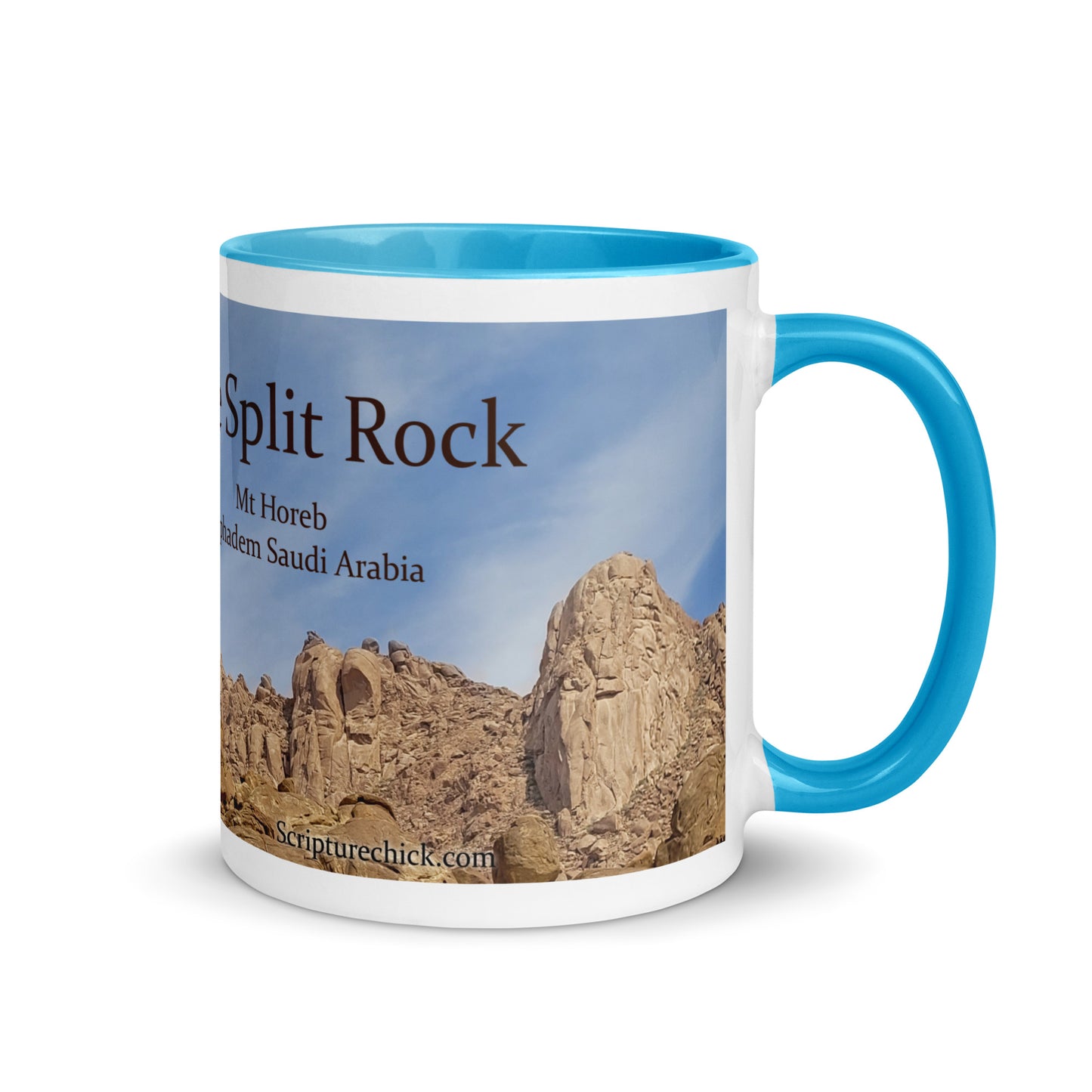 The Split Rock Mug with Color Inside