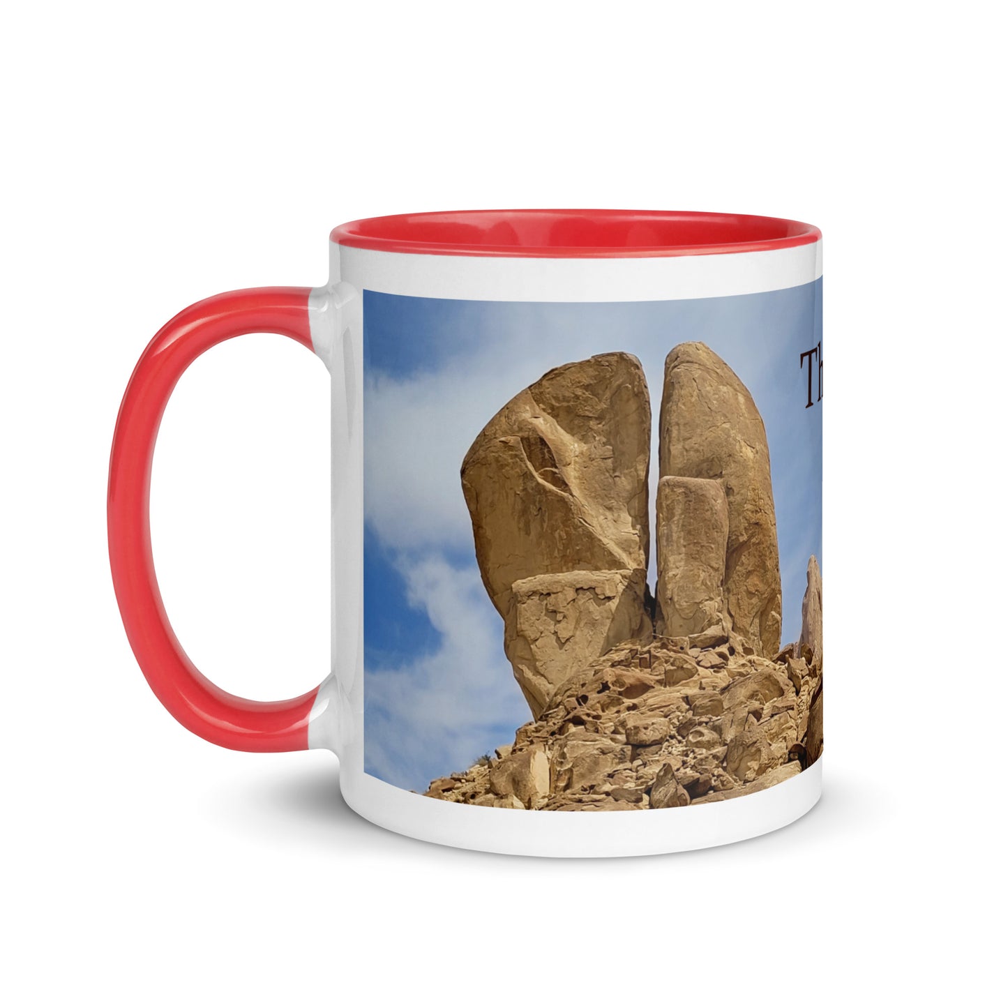 The Split Rock Mug with Color Inside