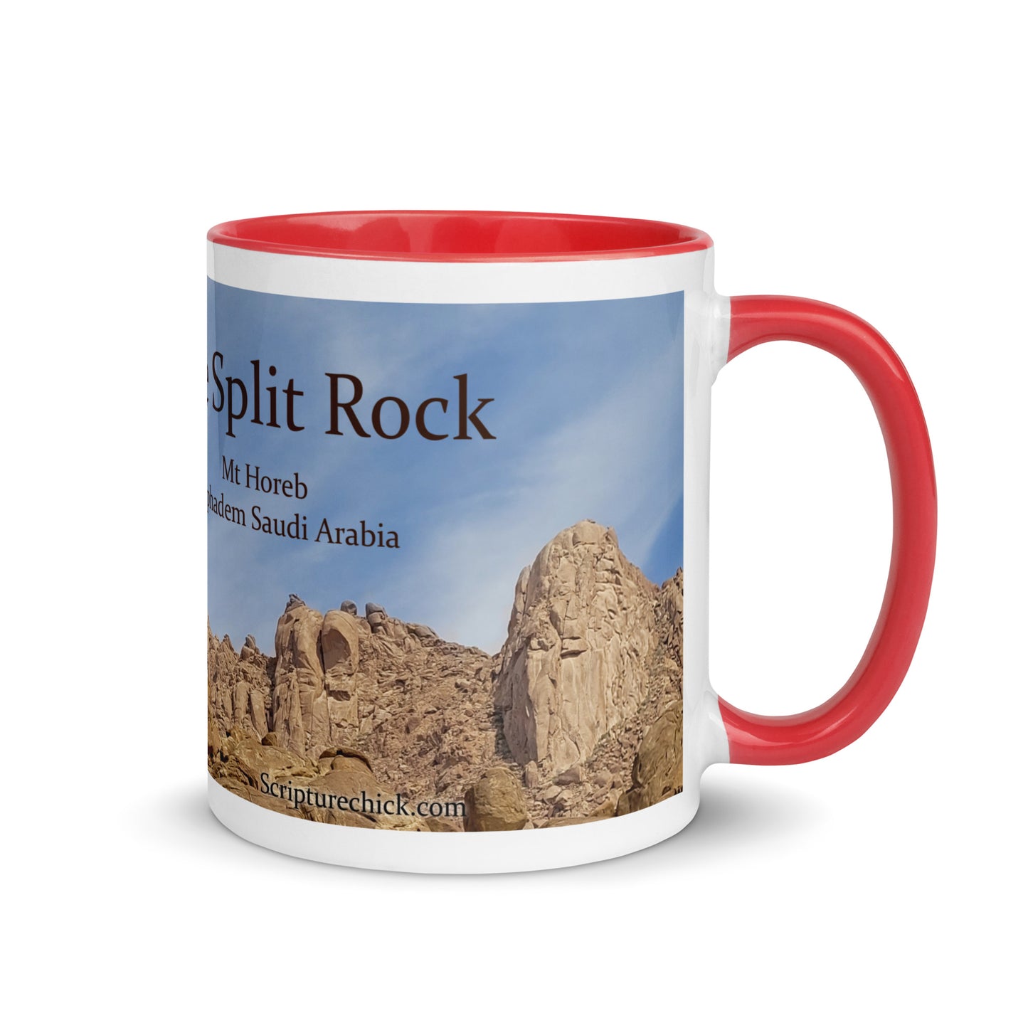 The Split Rock Mug with Color Inside